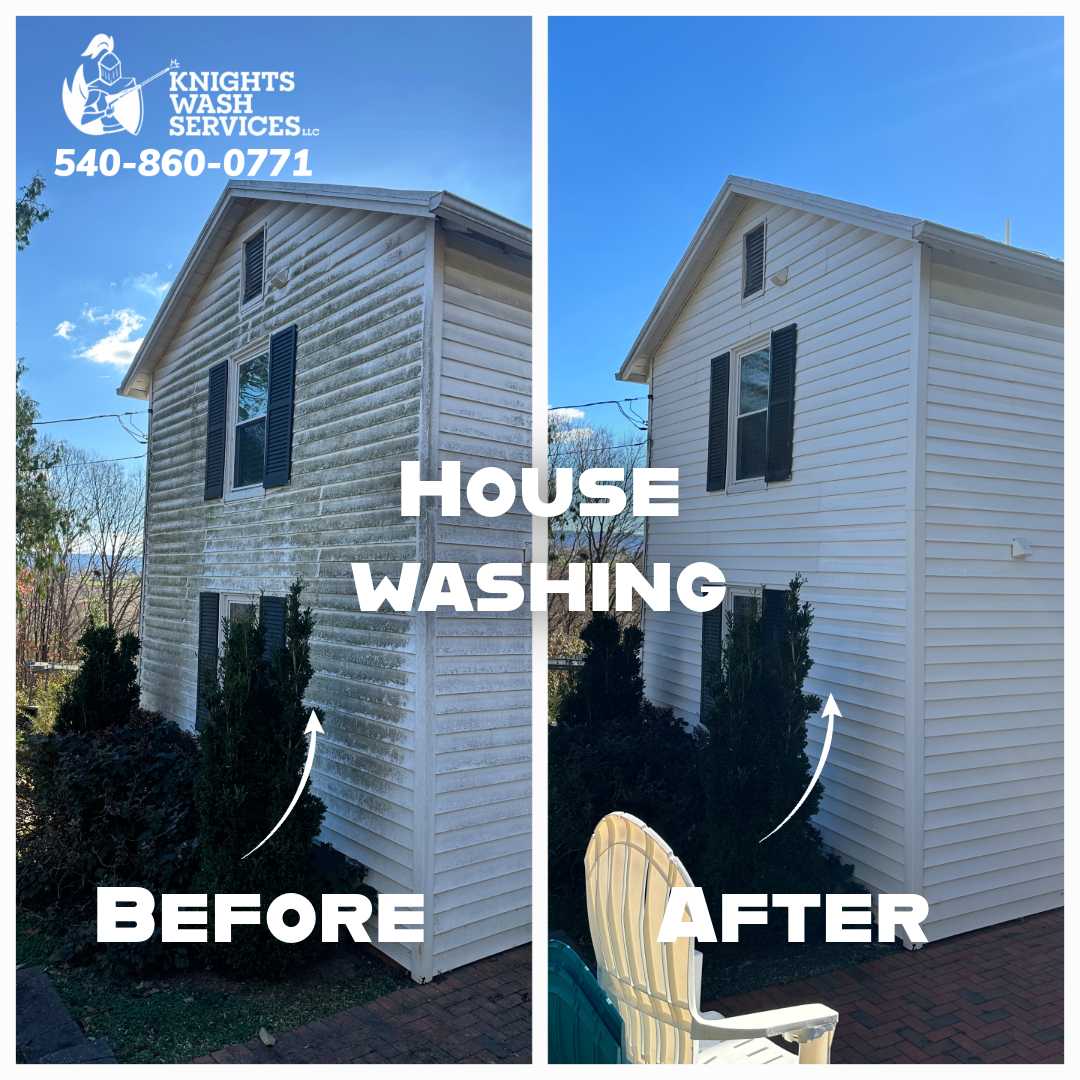 The Power of Clean: Harrisonburg, VA House Washing Experts at Work!